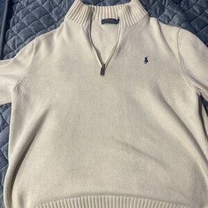 Polo turtle neck quarter zip